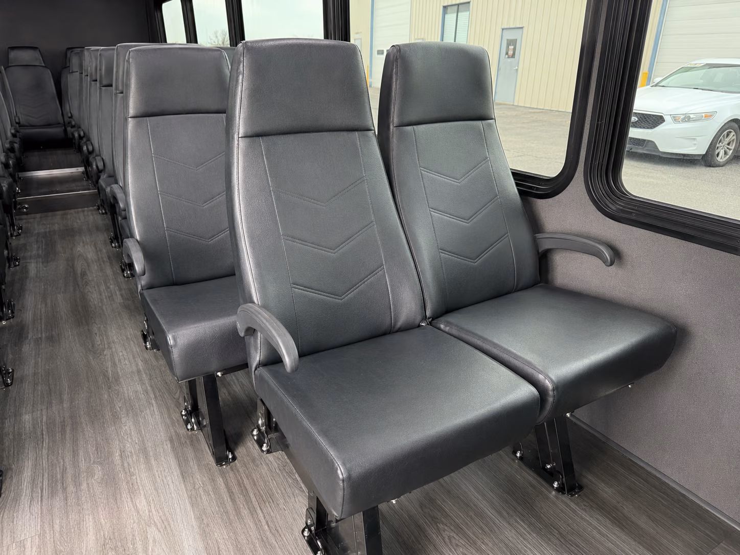 cedar park 20 passenger minibus interior