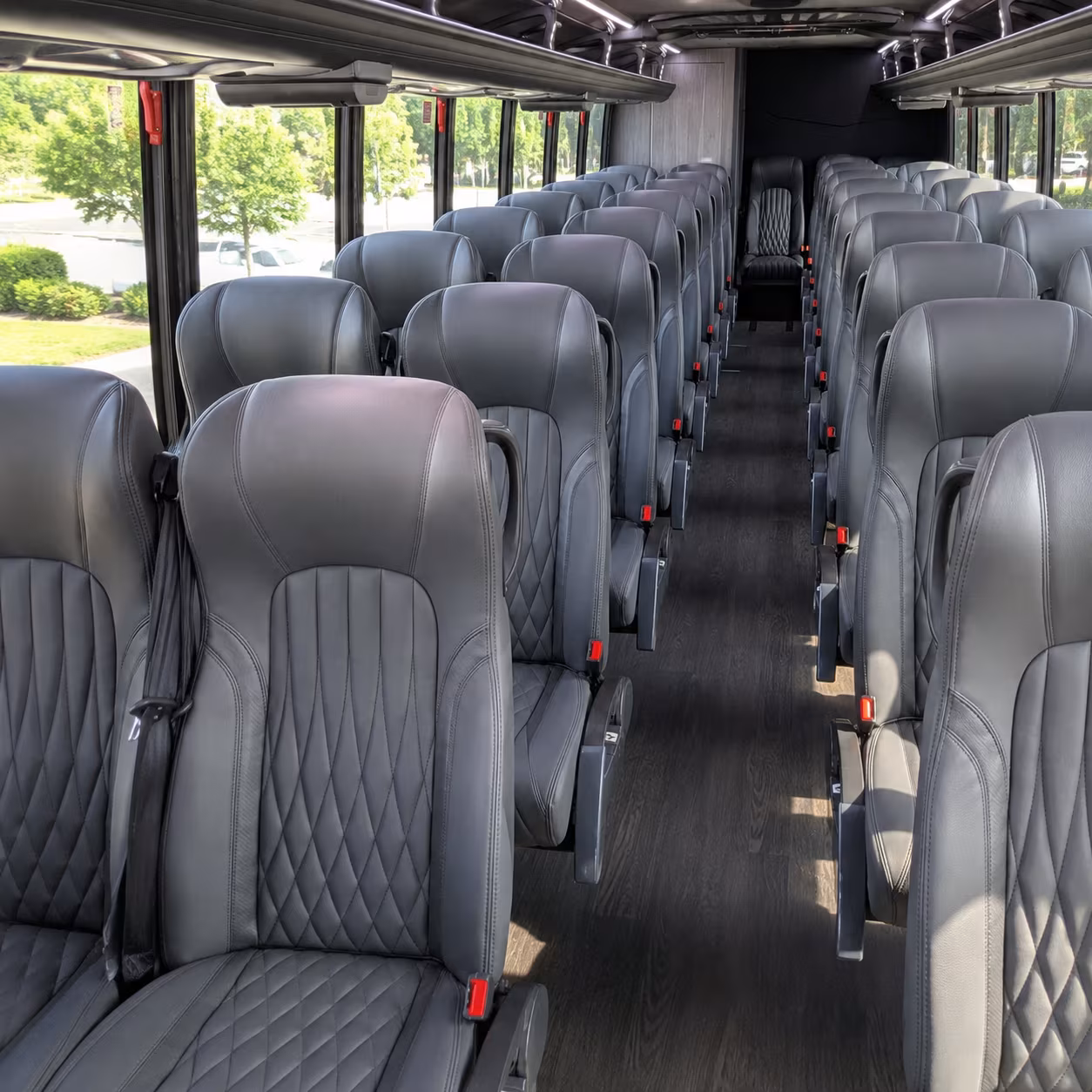 cedar park 30 passenger minibus interior