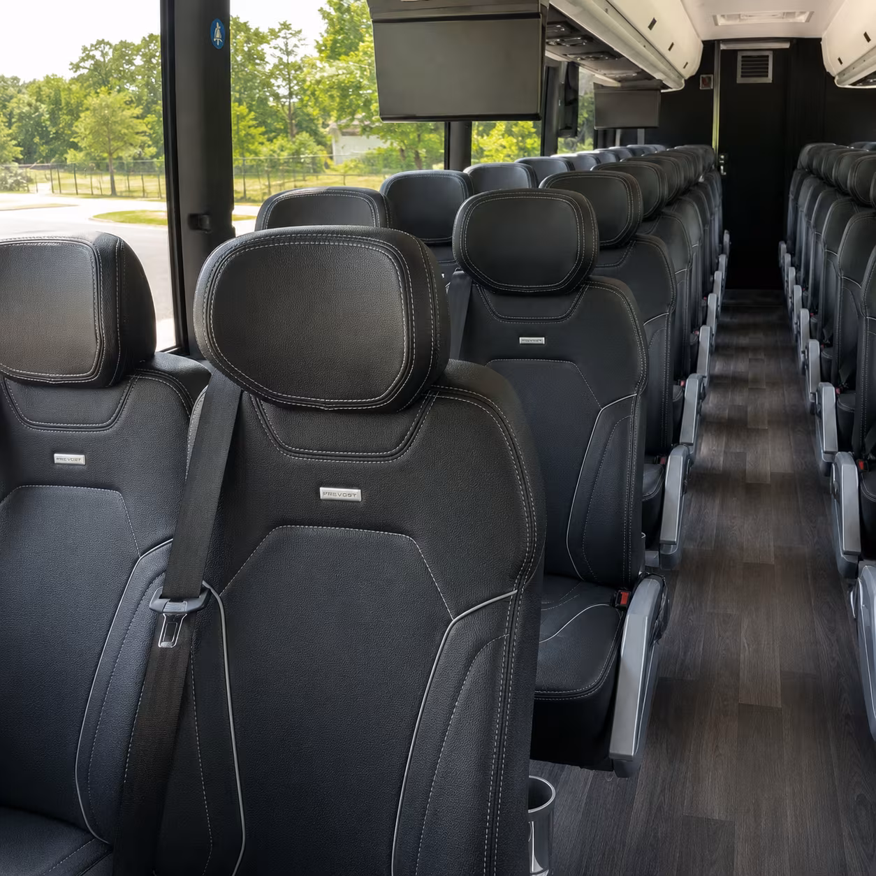 cedar park charter bus inside