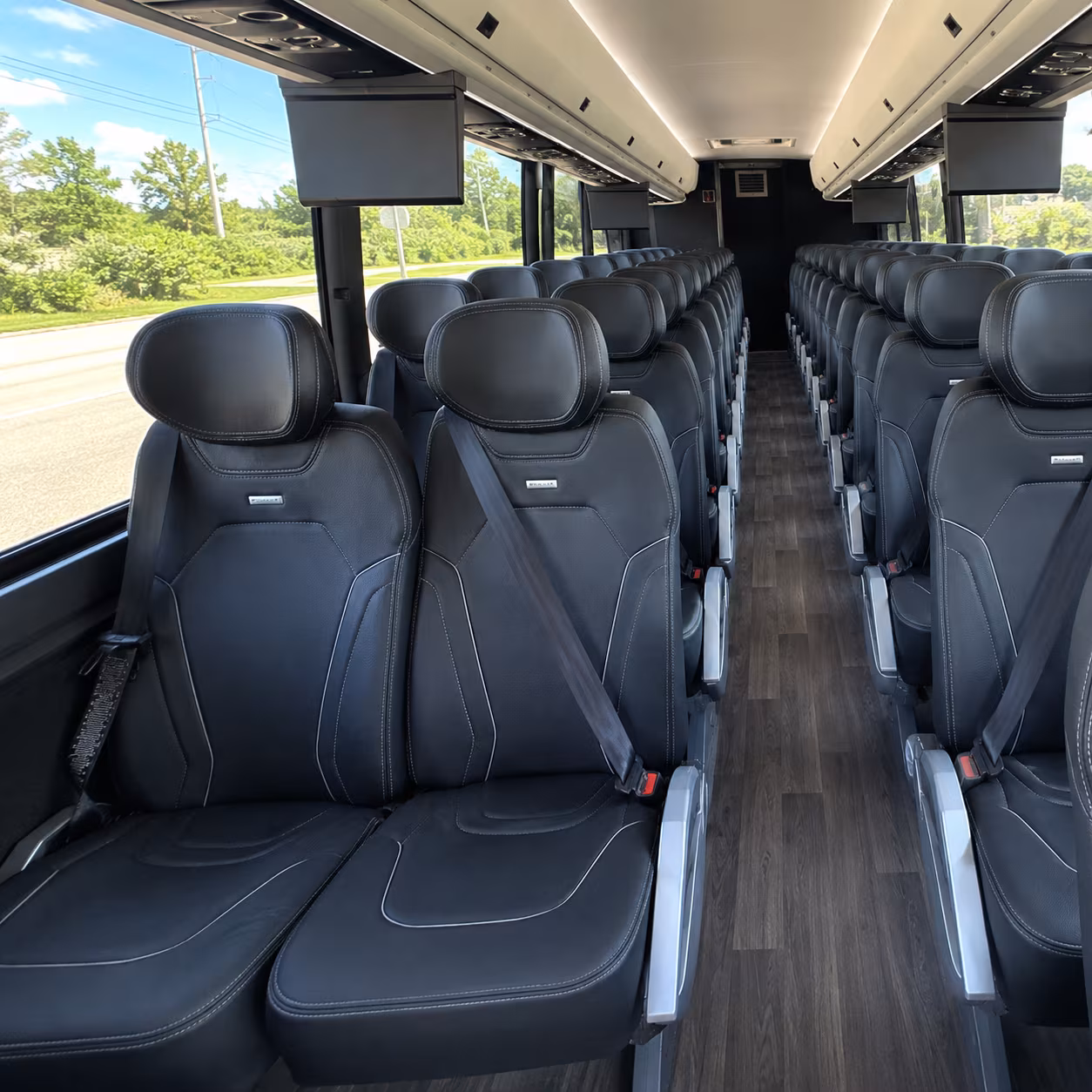 cedar park charter bus interior