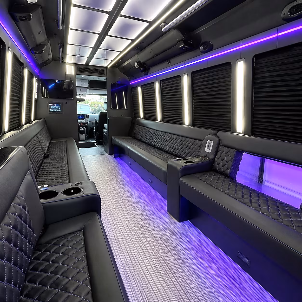 cedar park party bus inside
