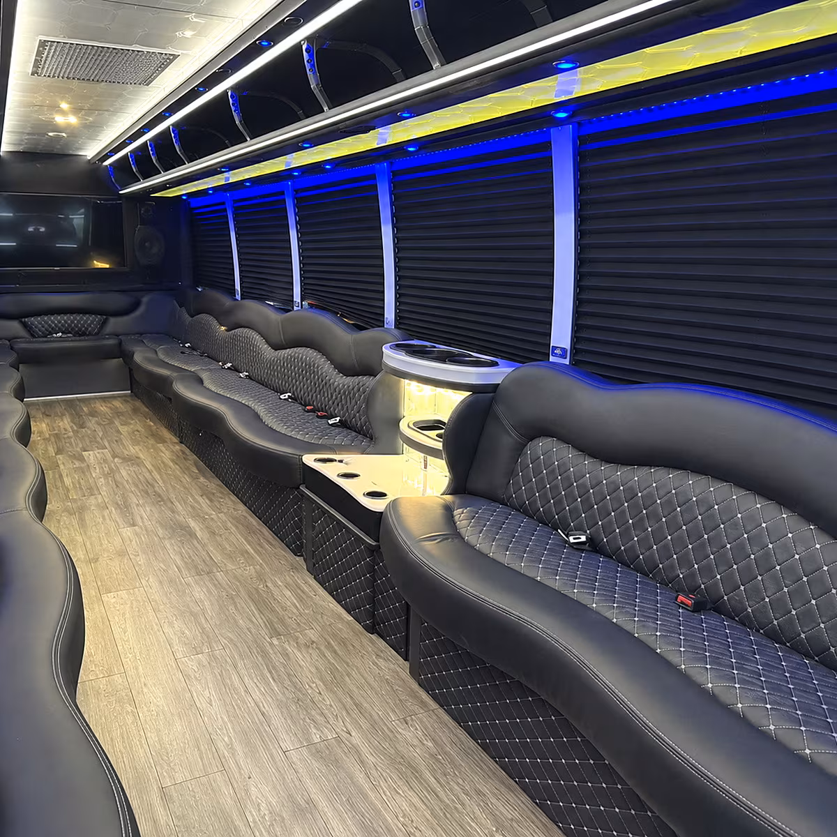 cedar park party bus interior