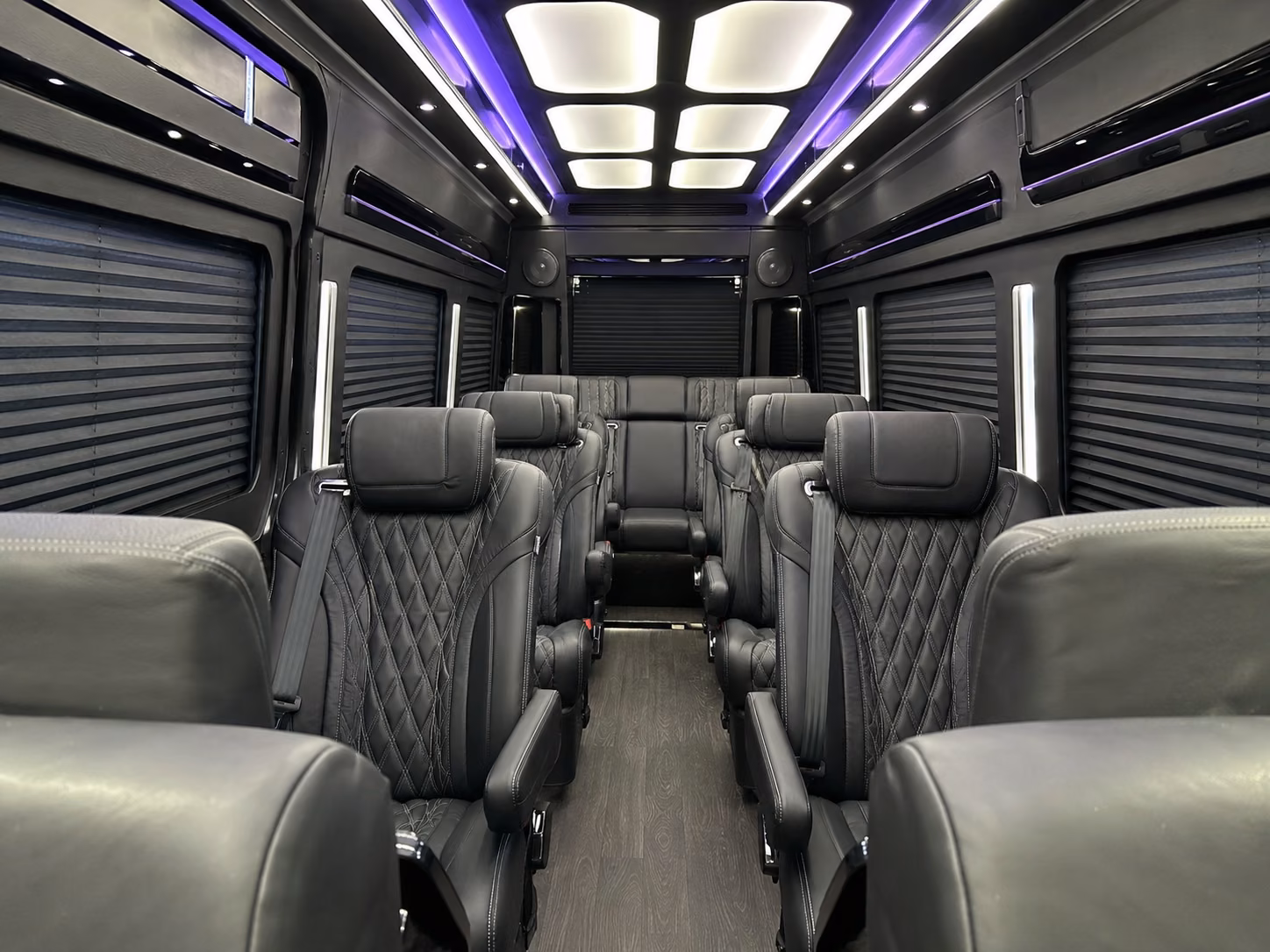 cedar park sprinter van with driver inside