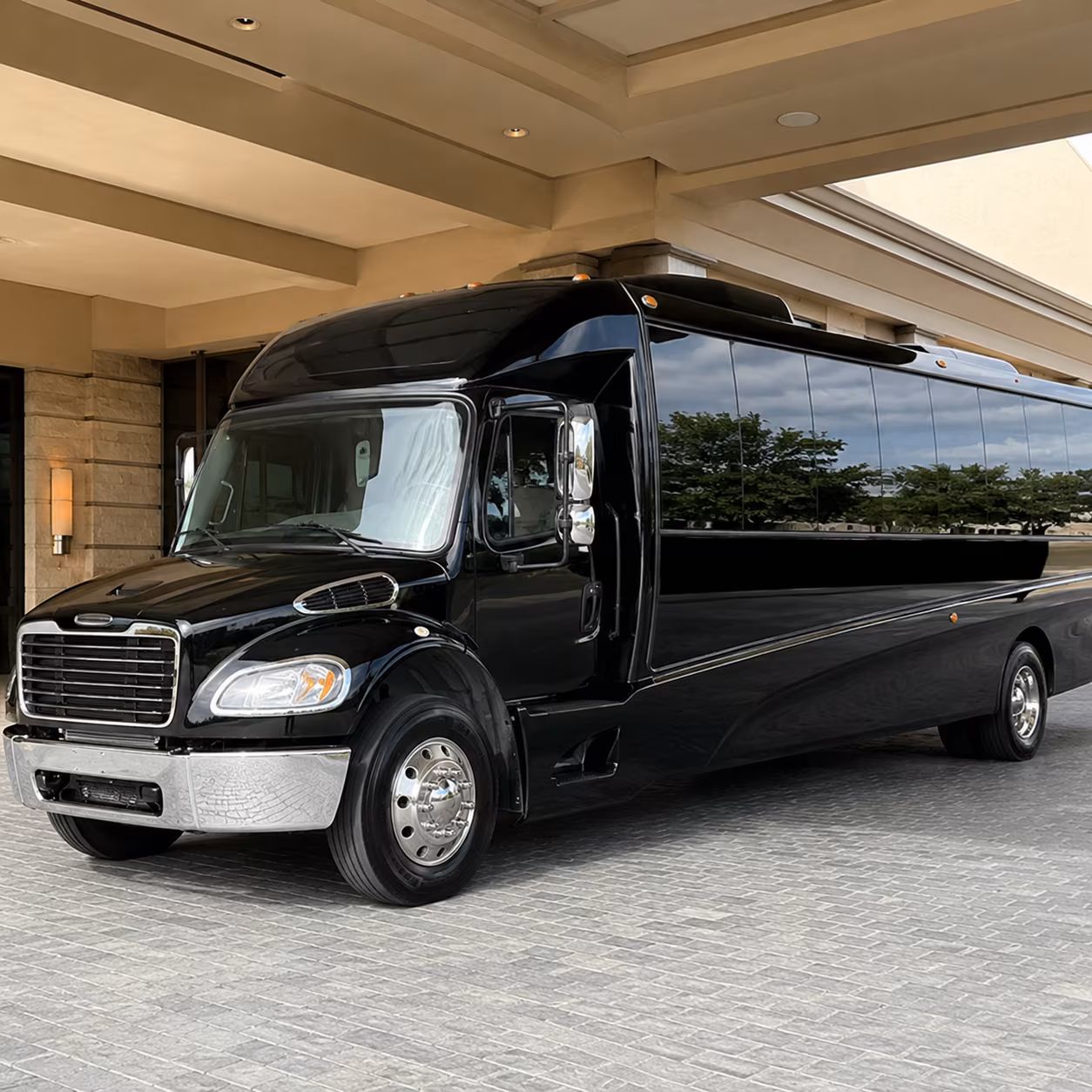 minibuses for off site dinners and evening convention events