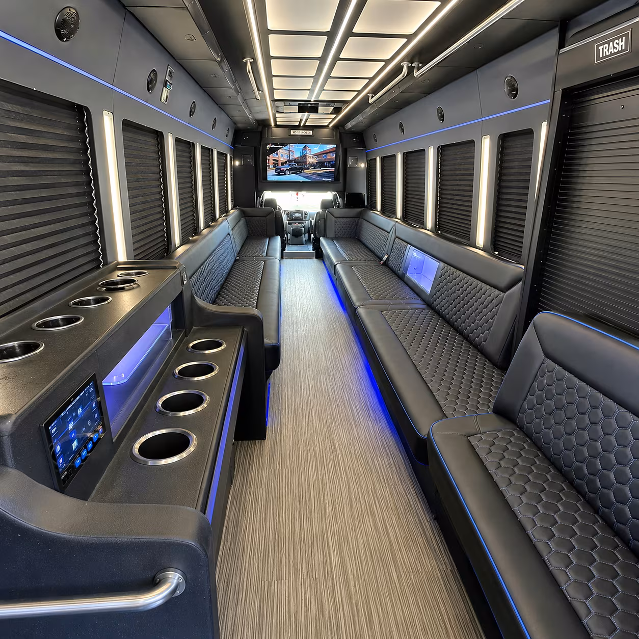 party bus rentals for cedar park high school prom night
