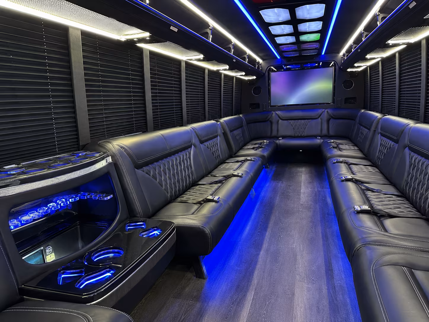 sporting event party buses for cedar park youth sports teams and school groups
